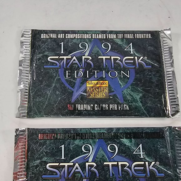 Skybox 1994 Star Trek Edition Master Series Trading Card Pack Sealed Two - Picture 2 of 6